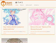 Tablet Screenshot of heartlevelup.com